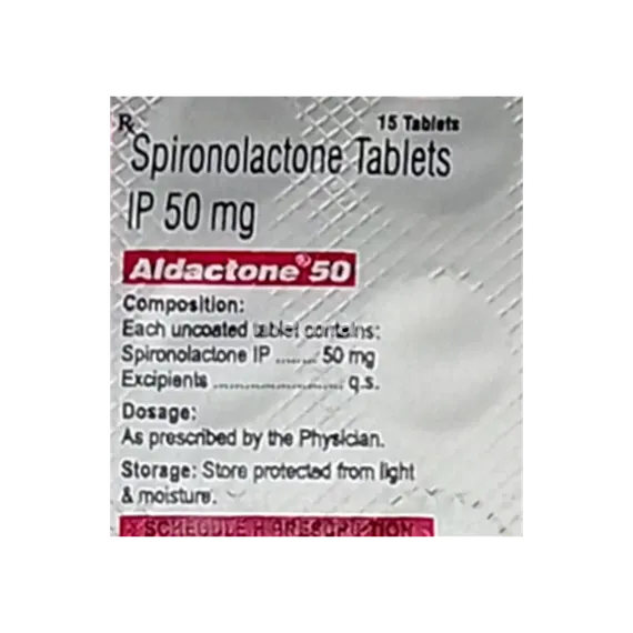 aldactone 50mg tablet 15's